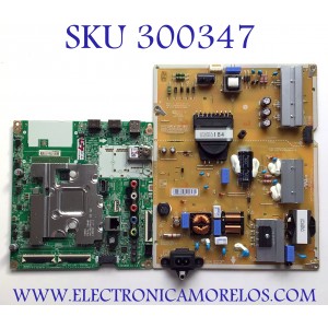 KIT DE TARJETAS PARA TV LG 4K·UHD·HDR SMART TV / MAIN EBT66165504 / EAX68253604 / EAX68253605 / 66165504 / FUENTE EAY64928801 / EAX67805001 / 64928801 / LGP65TJR-18U1 / PANEL NC650DQG-AAGX5 / LC650DQJ (SM)(A1) / MODELO 65UM6900PUA / 65UM6900PUA.BUSYLKR